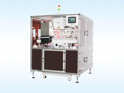 SPCCTSF-848DLUV Servo Driven Conveyor Belt Four-color Oil Cup Printer